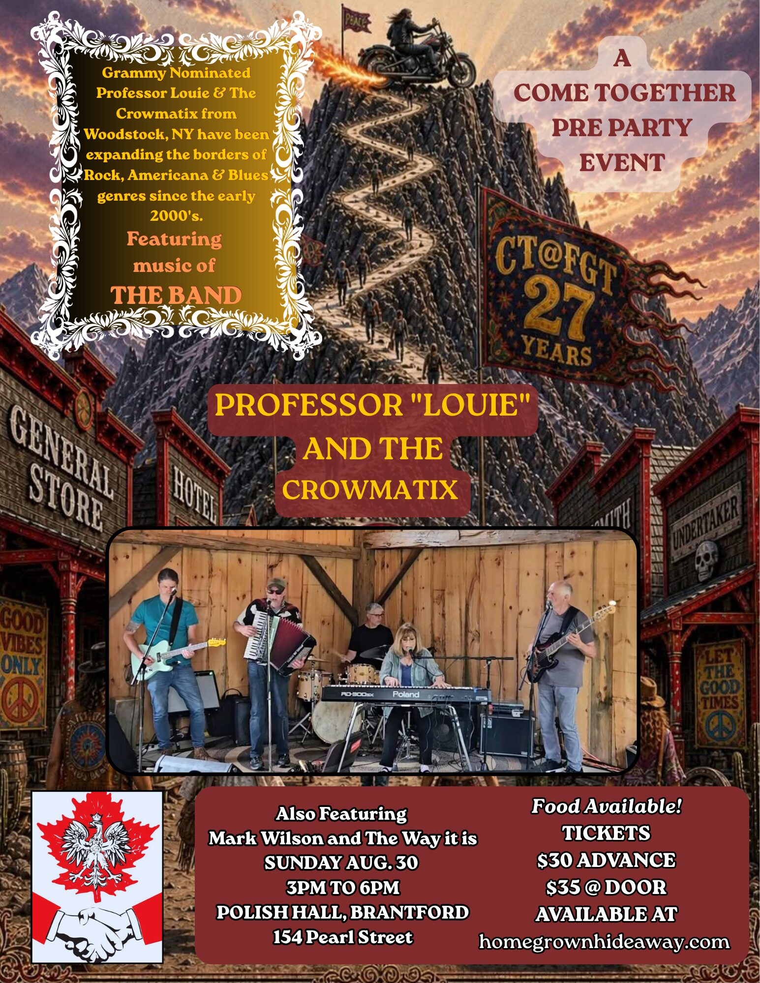 Professor “Louie” & The Crowmatix – Live at the Polish Hall